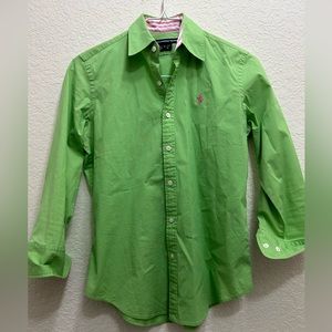 Ralph Lauren /size 2/vibrant green color